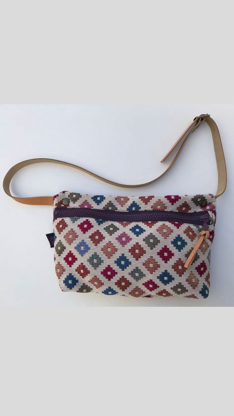 Ръчно изработена дамска чанта-клатч "Boho"