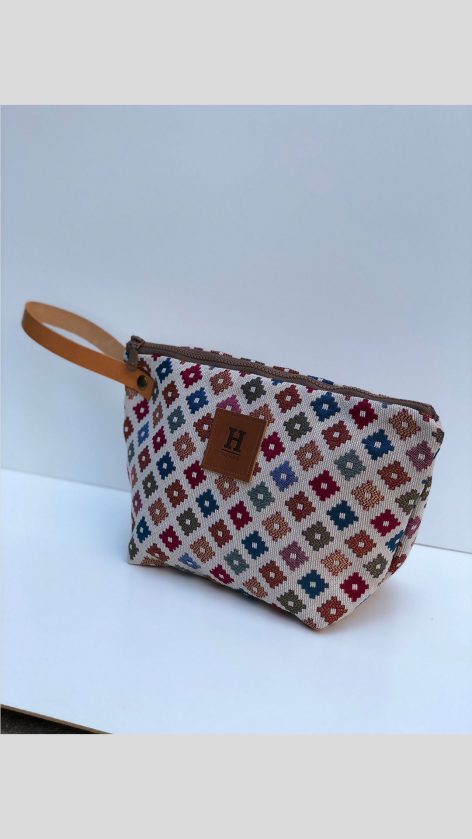Handmade womans clutch  bag  " Boho" style