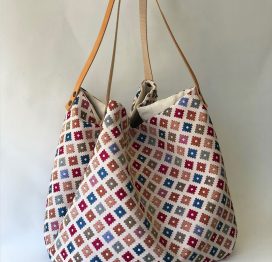 Ръчно изработена дамска чанта  'boho'